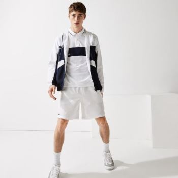 Lacoste SPORT Tennis Stretch Shorts Pánské - Kraťasy Bílé | CZ-8ouQPC